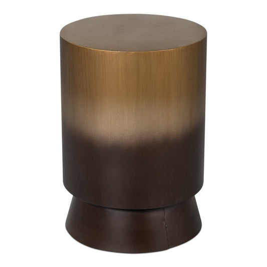 Horizon Metal Gold Round End Table