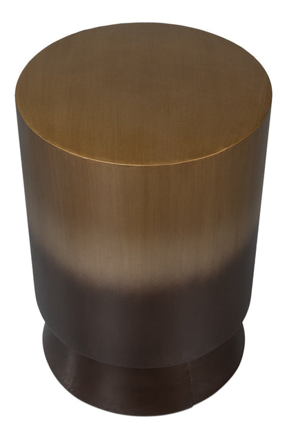 Horizon Metal Gold Round End Table