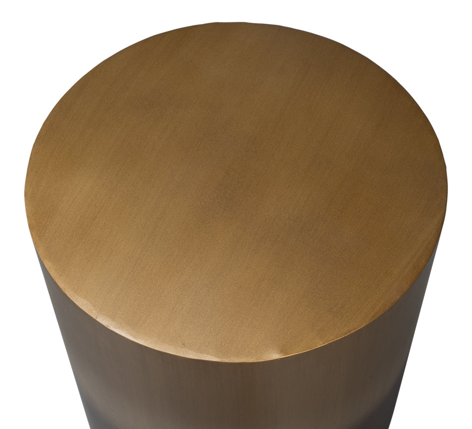 Horizon Metal Gold Round End Table