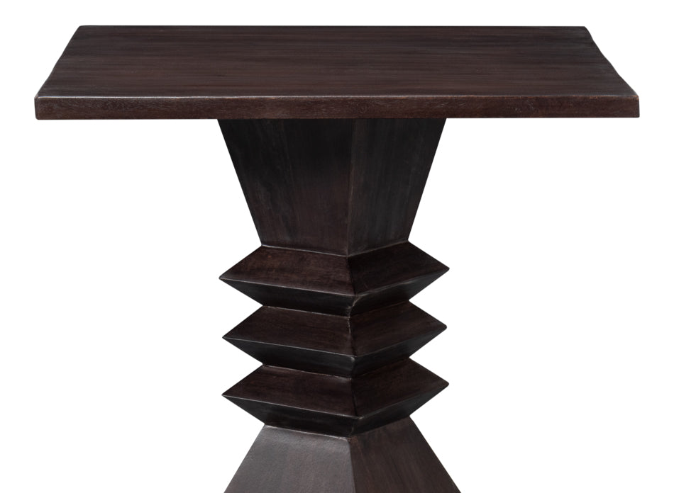 Diego Wood Brown Square End Table