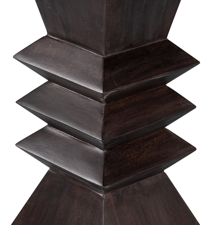 Diego Wood Brown Square End Table