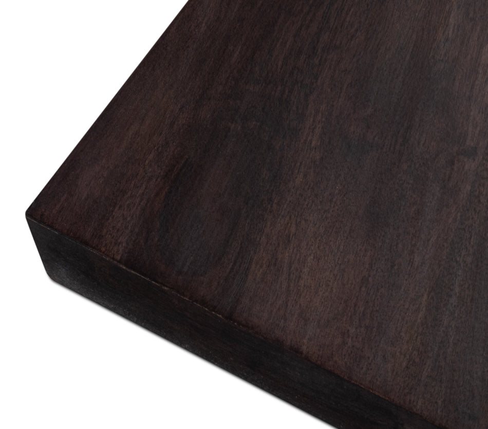 Diego Wood Brown Square End Table