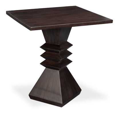 Diego Wood Brown Square End Table