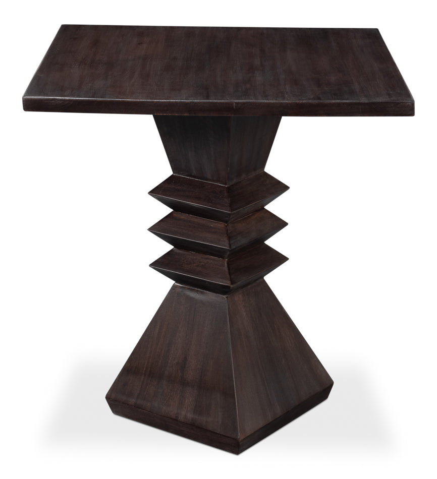 Diego Wood Brown Square End Table