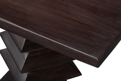 Diego Wood Brown Square End Table