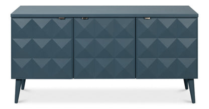 Diam Tulip Wood Blue Sideboard