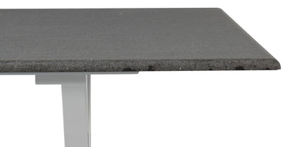 Daniels Tulip Wood Base Grey Rectangular Dining Table