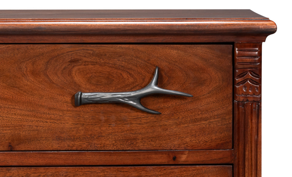 Sarreid Redford Four Drawers Wood Chest