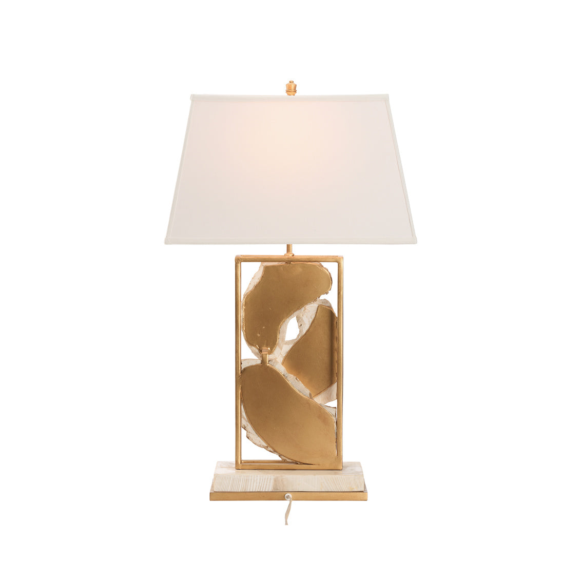 Chelsea House Clam Shell White Table Lamp