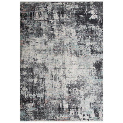 Chue Abstract Gray Kitchen Hallway Runner Rug