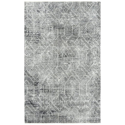 Coll Geometric Gray Large Area Rugs For Living Room