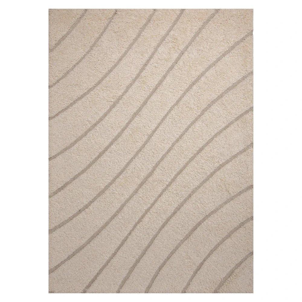 Crim Solid Beige Area Rugs For Living Room