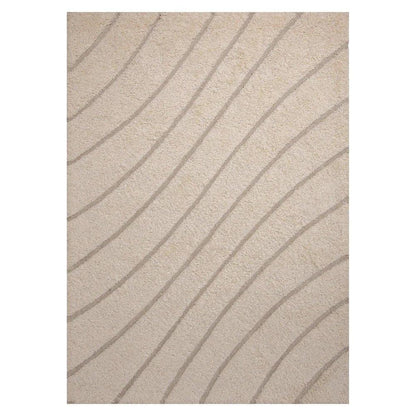 Crim Solid Beige Area Rugs For Living Room