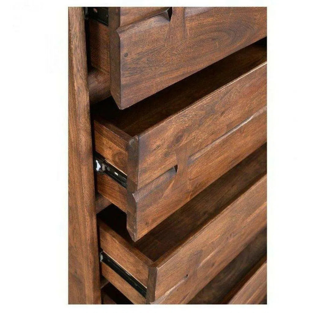 54 Inch Chest Brown Industrial Chests LOOMLAN By Moe's Home