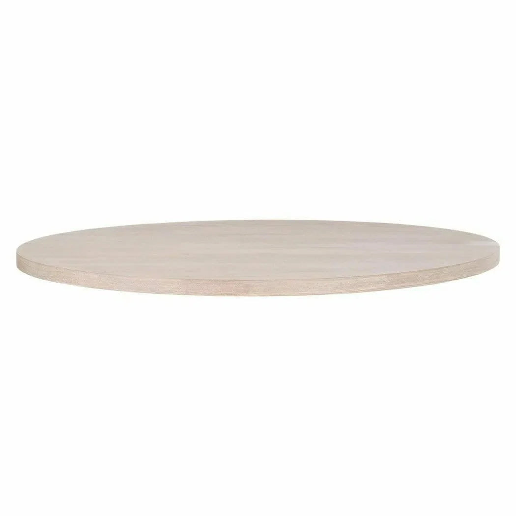 54" Wood Round Dining Table Top (TOP ONLY) Dining Tables LOOMLAN By Essentials For Living