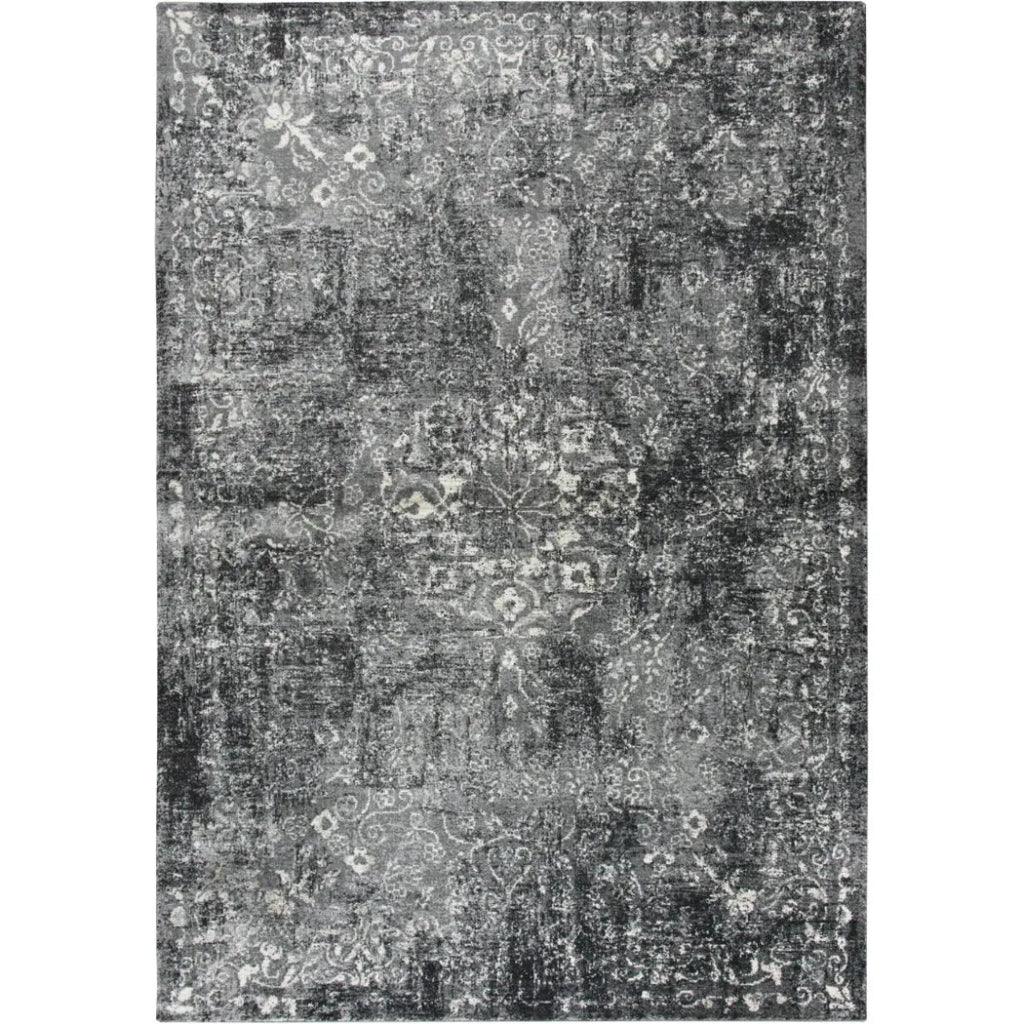 Dont Central Medallion Gray Kitchen Hallway Runner Rug - LOOMLAN - LOOMLAN - Area Rugs