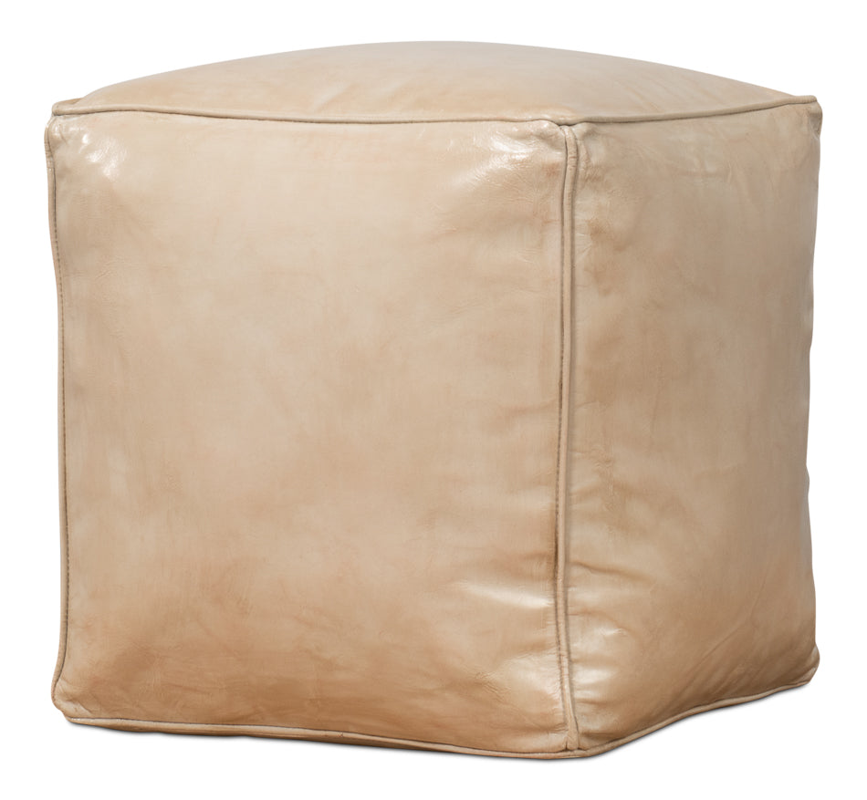 Sunday Afternoon Leather Beige Cube