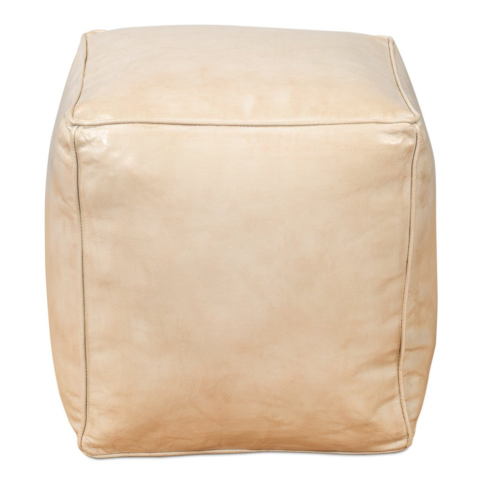 Sunday Afternoon Leather Beige Cube