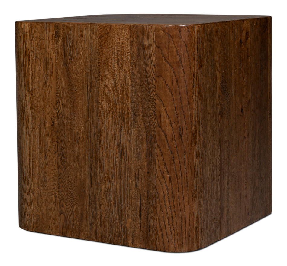 Stewart Natural Wood Square Side Table