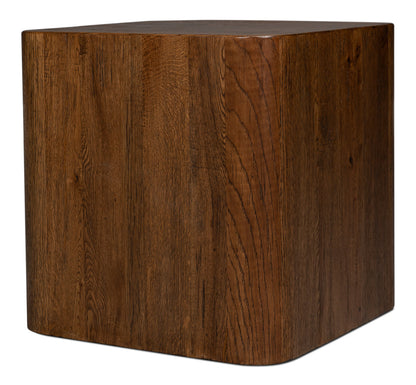 Stewart Natural Wood Square Side Table