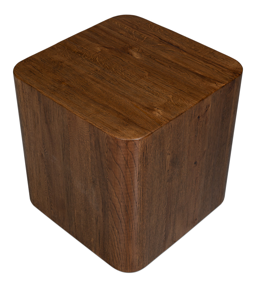 Stewart Natural Wood Square Side Table