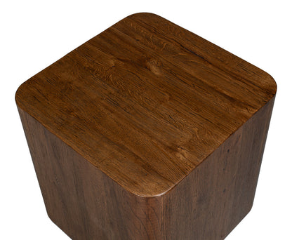 Stewart Natural Wood Square Side Table