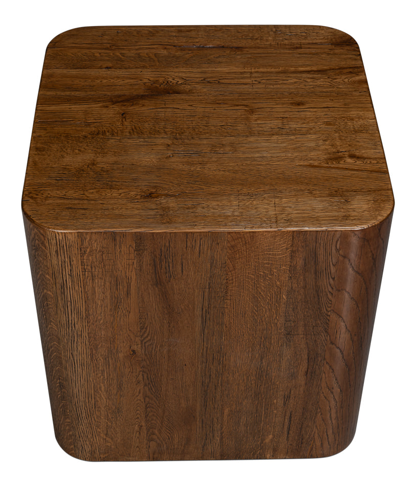 Stewart Natural Wood Square Side Table