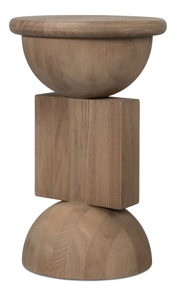 Romeo Natural Wooden Side Tables (Set Of 3)