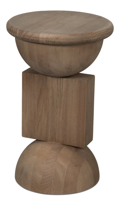 Romeo Natural Wooden Side Tables (Set Of 3)