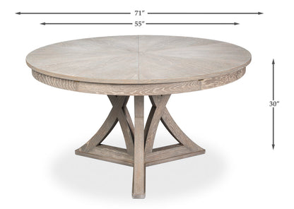 Casual Jupe Extendable Wooden Dining Table