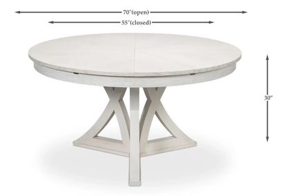 Casual Jupe Effortless Expansion Round Dining Table