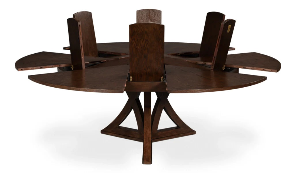 Casual Jupe Effortless Expansion Round Dining Table