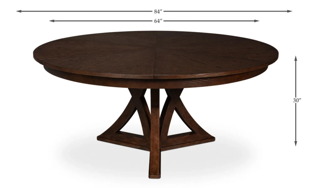 Casual Jupe Effortless Expansion Round Dining Table