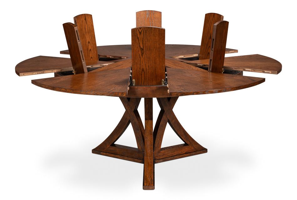 Casual Jupe Extendable Wooden Dining Table