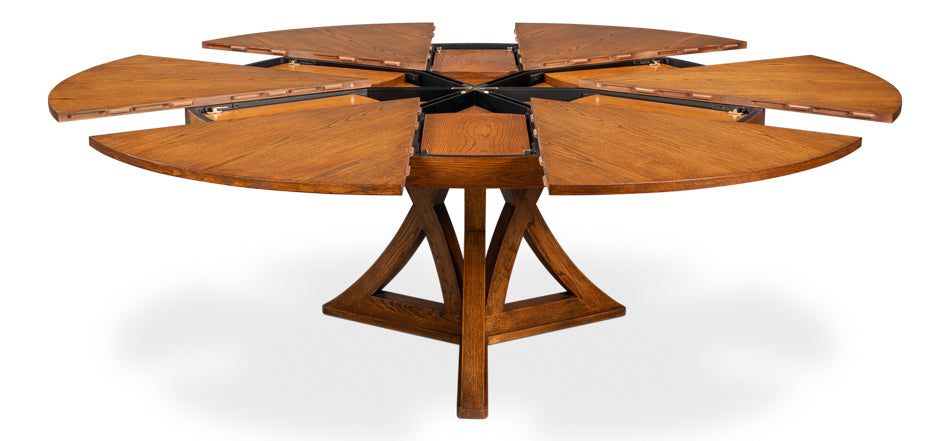 Casual Jupe Extendable Wooden Dining Table