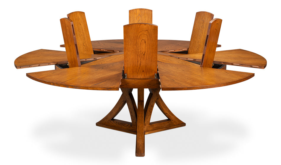 Casual Jupe Extendable Wooden Dining Table