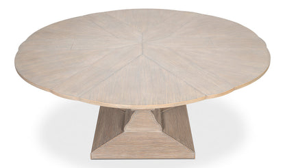 Sarreid Kelso Equestrian Extendable Round Dining Table