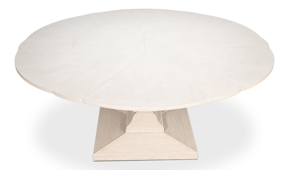 Sarreid Kelso Equestrian Extendable Round Dining Table