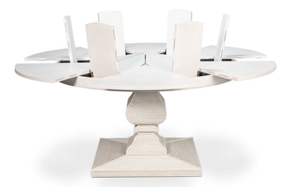Sarreid Kelso Equestrian Extendable Round Dining Table