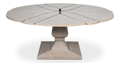 Sarreid Kelso Equestrian Extendable Round Dining Table