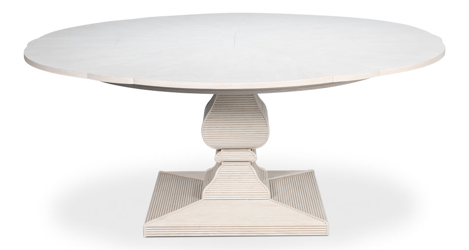 Sarreid Kelso Equestrian Extendable Round Dining Table