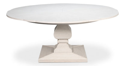 Sarreid Kelso Equestrian Extendable Round Dining Table