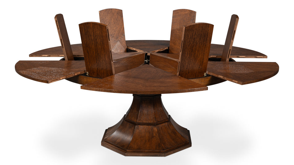 Sarreid Giselle Jupe Extendable Wooden Dining Table