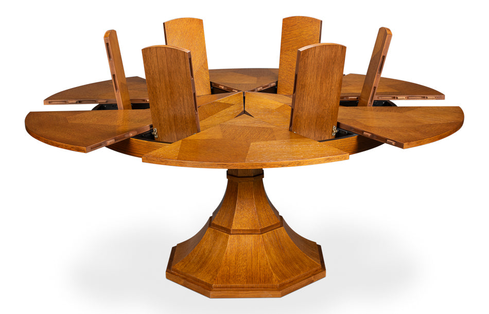 Sarreid Giselle Jupe Extendable Wooden Dining Table