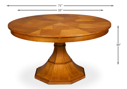 Sarreid Giselle Jupe Extendable Wooden Dining Table