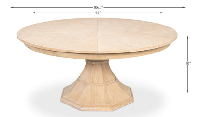 Sarreid Giselle Jupe Extendable Wooden Dining Table