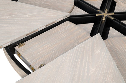 Tower Jupe Extendable Round Dining Table