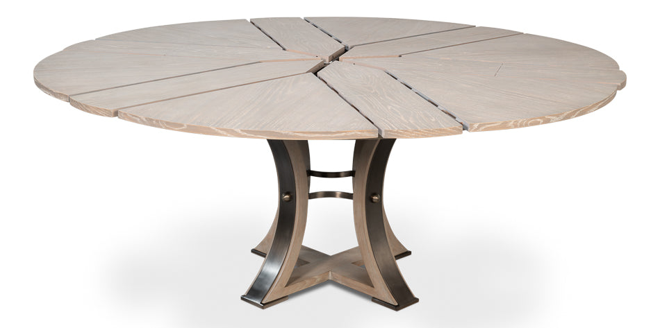 Tower Jupe Extendable Round Dining Table