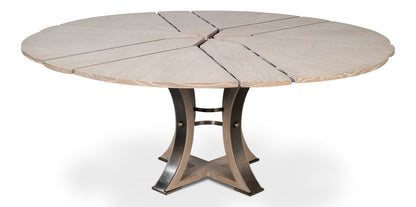 Tower Jupe Extendable Round Dining Table