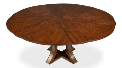 Tower Jupe Extendable Round Dining Table